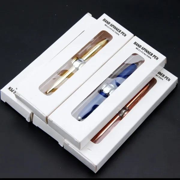 Fingertip Gyro LED Ballpoint Pen