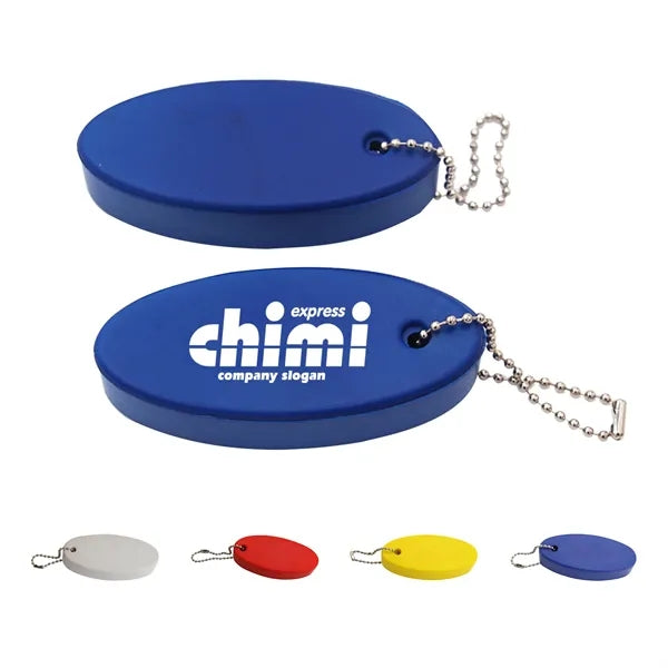 Oval Floater Key Tag