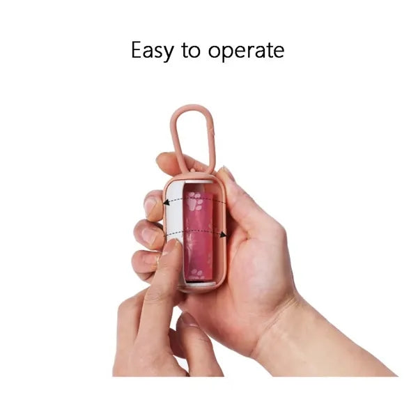 Portable Biodegradable Pill Pet Waste Garbage Bag Dispenser
