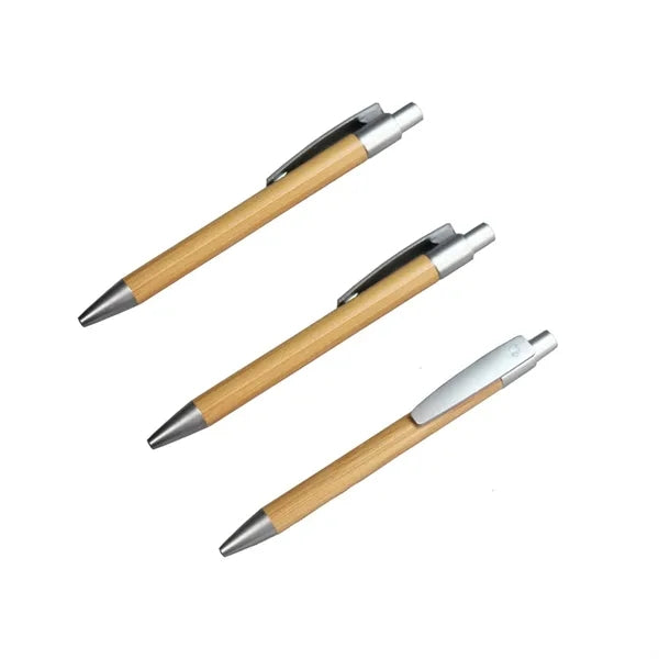 Bamboo And Wood Ballpoint Pen