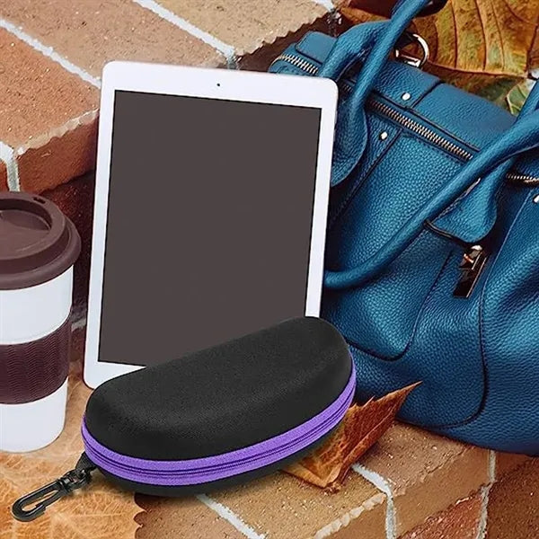Portable Travel Zipper Eyeglasses Case