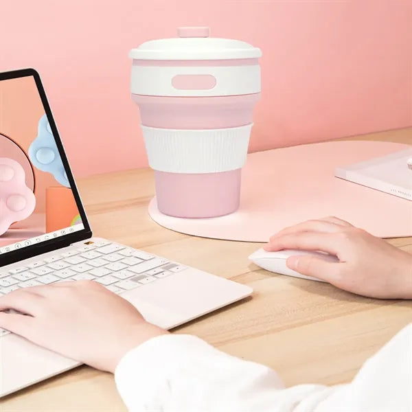 Collapsible Leak Proof Silicone Travel Drinking Cups