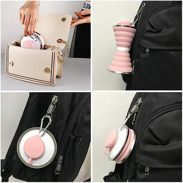 Outdoor Silicone Folding Water Bottle