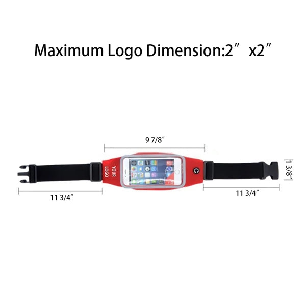 Waterproof Outdoor Running Touchscreen Waist Bag