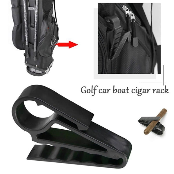 Portable And Versatile Golfer Cigar Holder Grip Clip