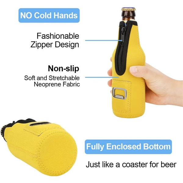 Bottle Cooler With Opener