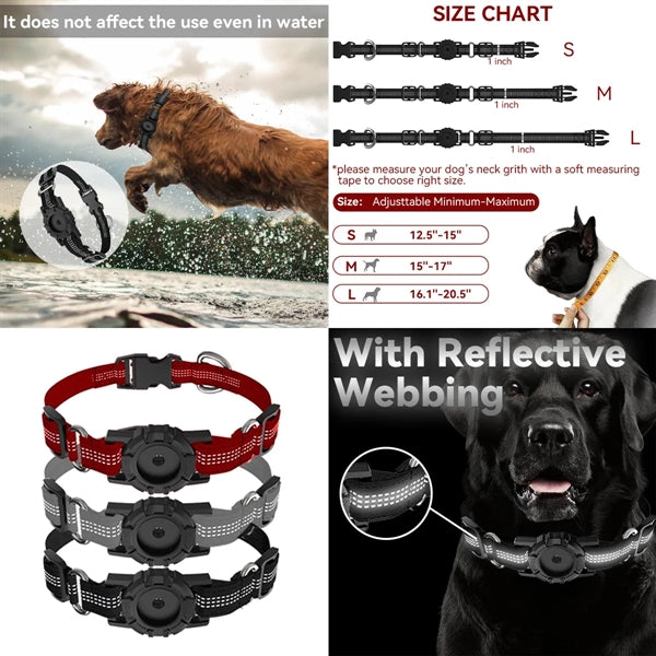 Outdoor Adjustable Comfortable Track Tag Dog/Pet Collar