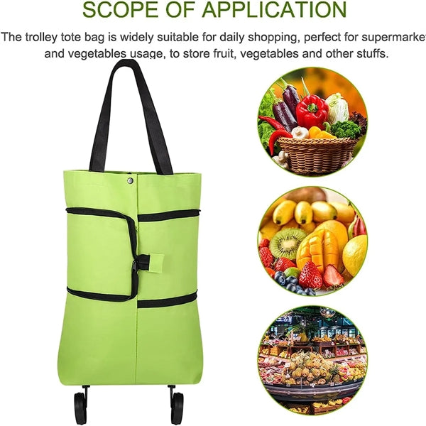 Collapsible Trolley Bags with Wheels