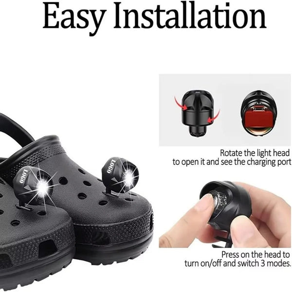 Outdoor headlights for croc 2 pcs