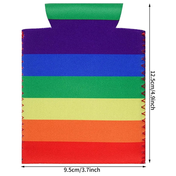 Rainbow Can Coolers Sleeves