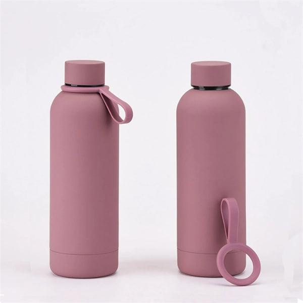 17oz Vacuum Stainless Bottle With Carrying Strap