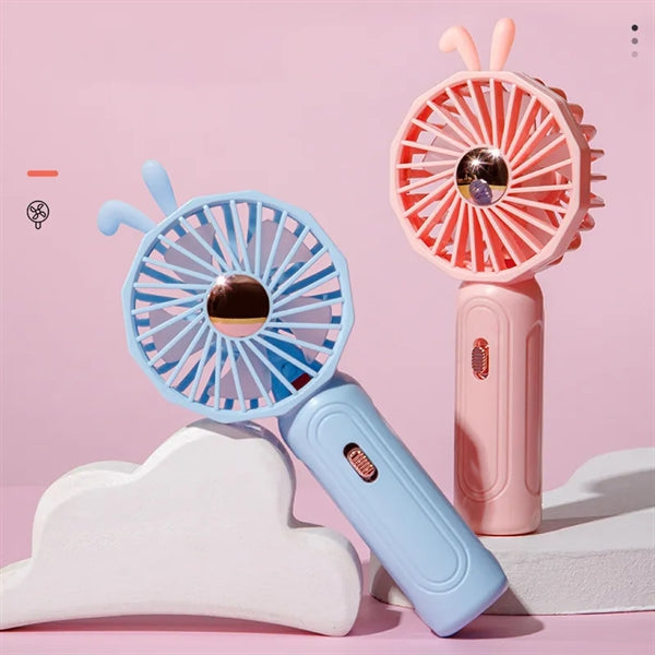 Two Speed USB Charging Small Fan Portable Handheld Cooler