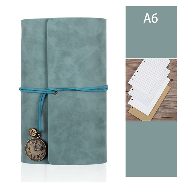 Refillable Leather Writing Journal Travelers Notebook