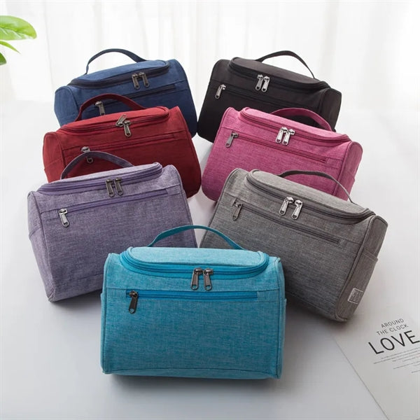 Hanging Travel Toiletry Bag Water-resistant Cosmetic Pouch