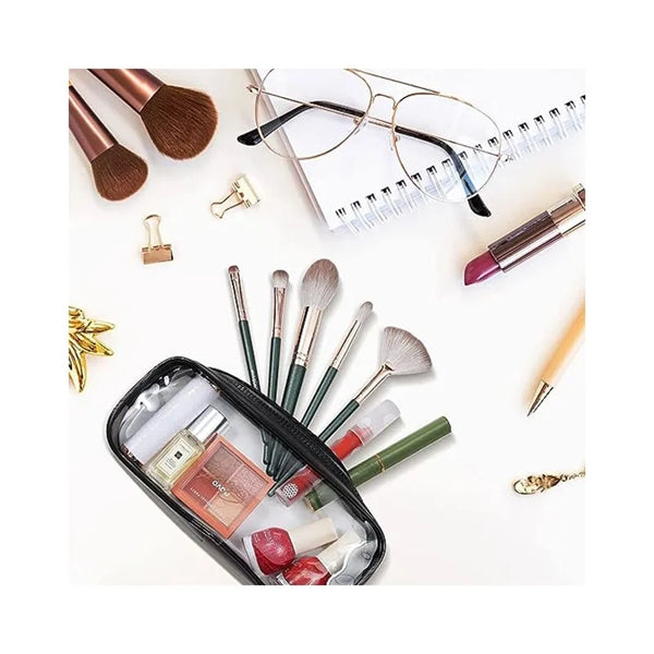 Clear PVC Zipper Pencil Case and Cosmetic Bags