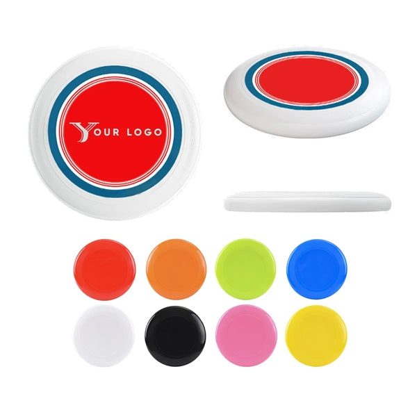 10.7" Plastic Colored Flying Disc With Skidproof Stripe