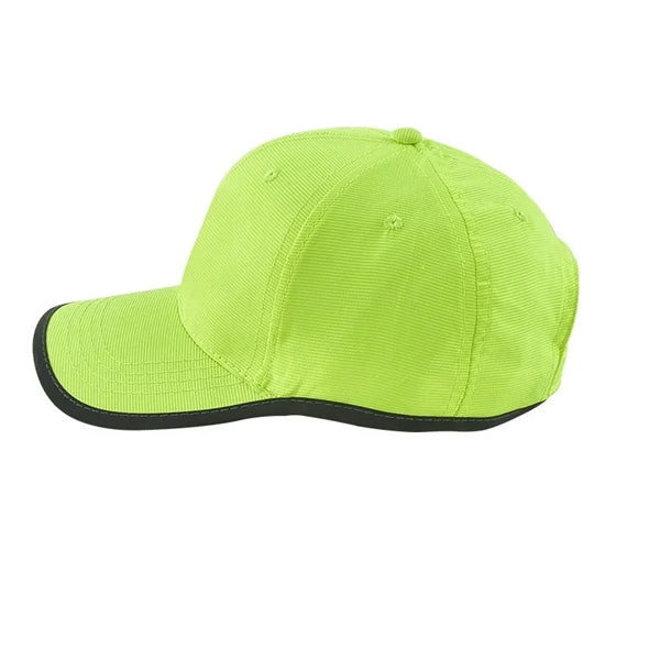 High Visibility Baseball Cap W/ Reflective Trim
