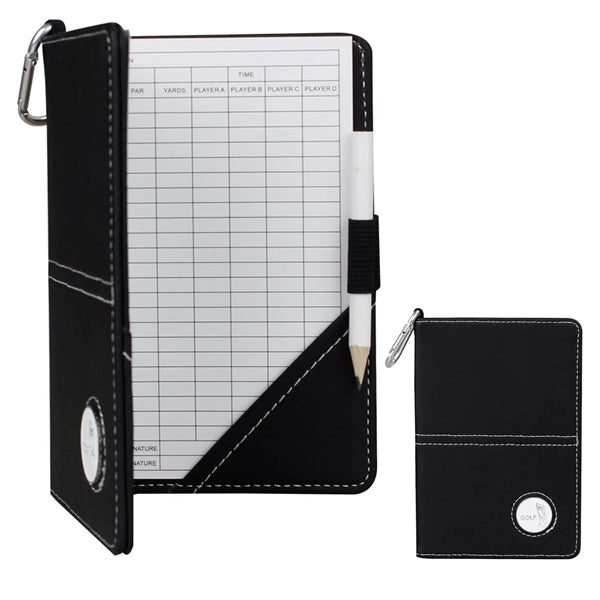PU Leather Golf Scorecard with Holder