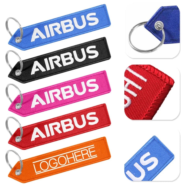 Embroidered Keychain Tags