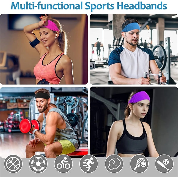 Cooling Sweat Wicking Headbands