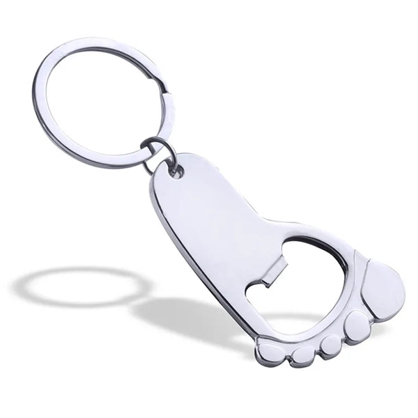 Foot Shape Bottle Opener Key Chain