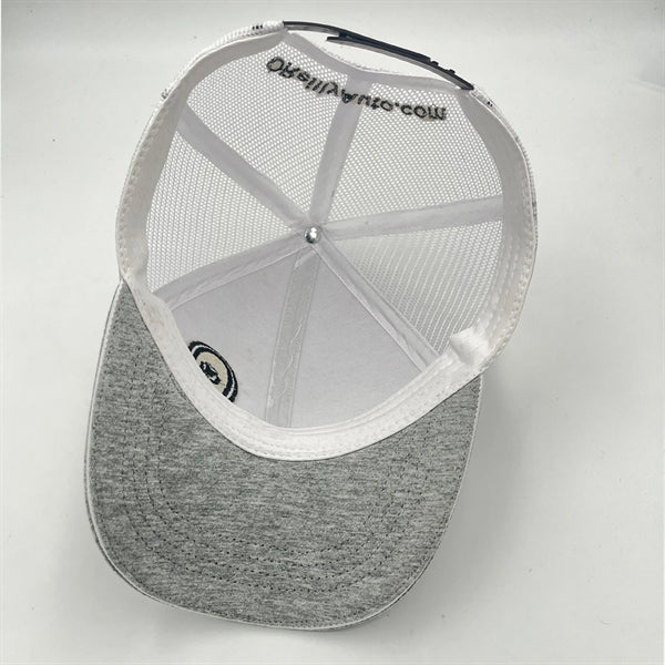 Heathee gray polyspandex cap