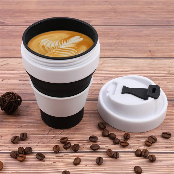 12 Oz Foldable Portable Silicone Travel Cup