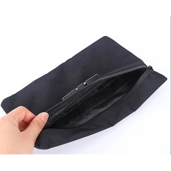 Combination lock Oxford file bag
