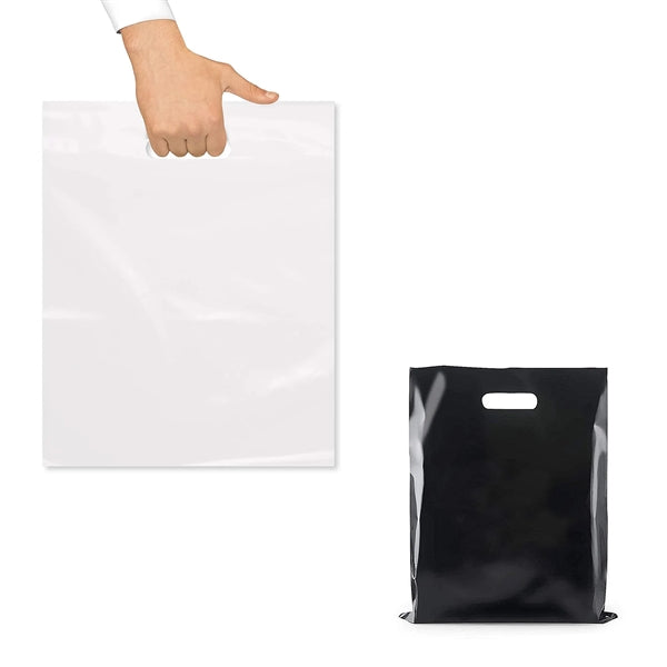 Plastic Bags With Die Cut Handles