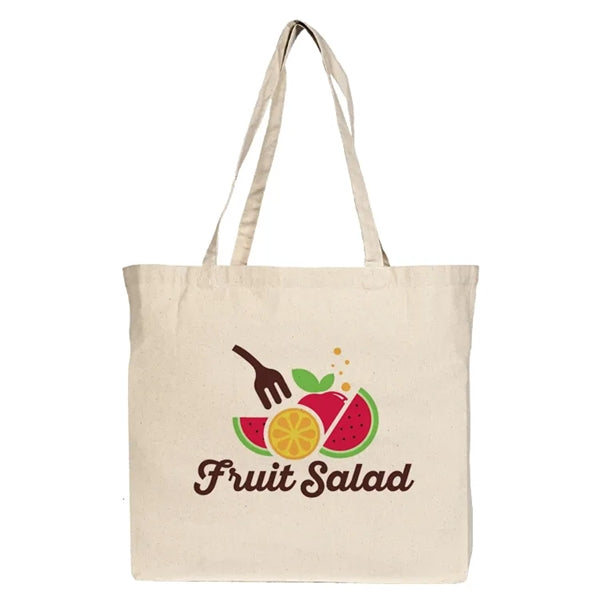 Jumbo Down to Business 10oz Cotton Canvas Tote Bag
