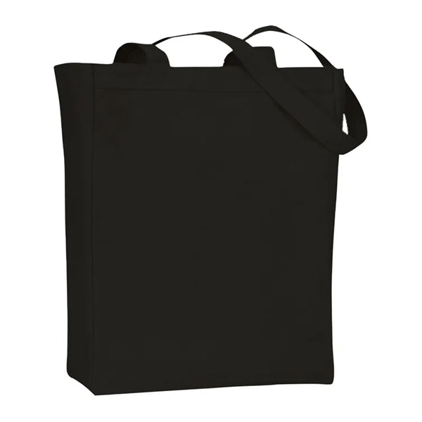 Big Cotton Gusset Black Tote