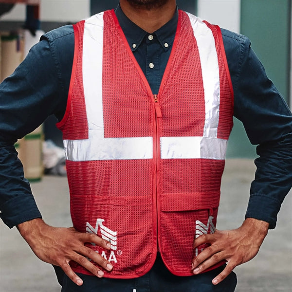 100% Polyester Premium Reflective Safety Vest