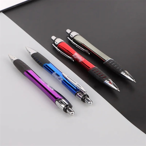 Retractable Ballpoint Pen With Light Up Customizable Logo