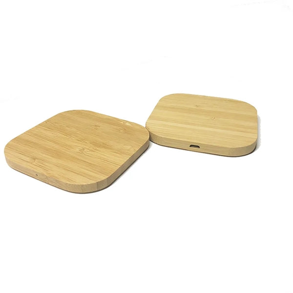 Eco-friendly Bamboo Wireless Charger(Heart & Square)