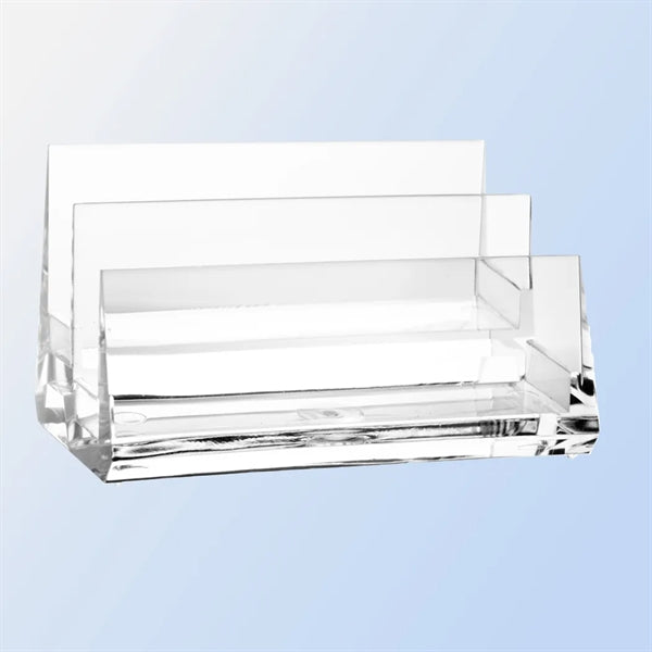 Acrylic Dual Tier Business Card Holder