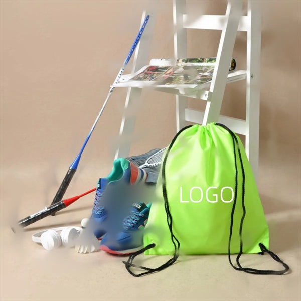 Waterproof Basketball Drawstring Backpack & Gym Bag
