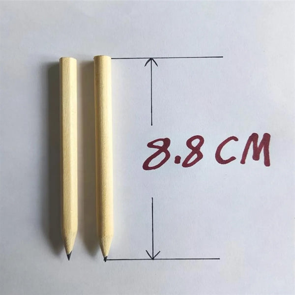 Golf Pencil with Eraser Round Hex Shaped