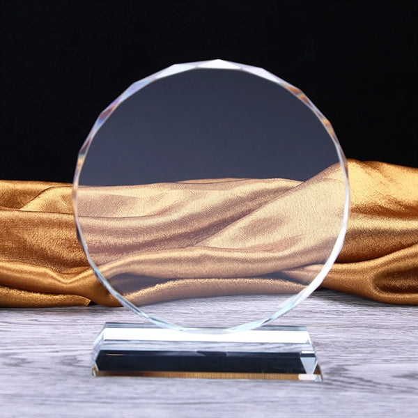 Crystal Trophy Award Glass Desktop Decor Prize Cups