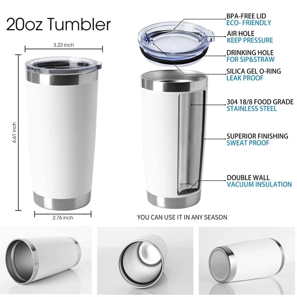 20oz Mug Tumbler with Bottle Opener
