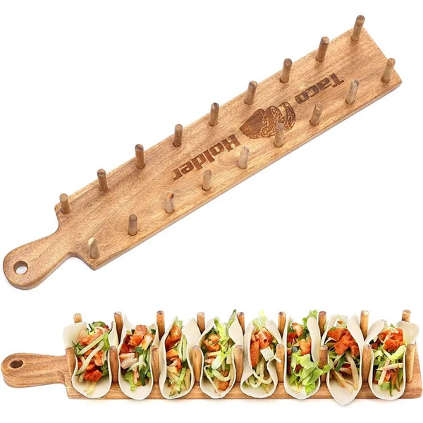 Wood Taco Holder