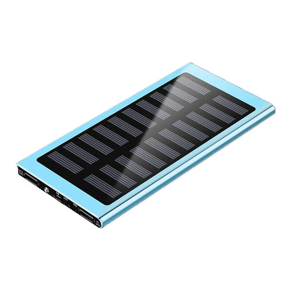 Dual USB 6000Mah Solar Power Bank With Flashlight