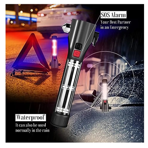 Car Safety Hammer Flashlight