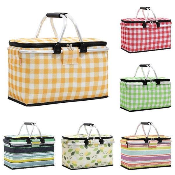 22L Foldable Insulated Picnic Basket