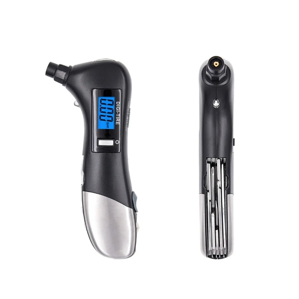 9 In 1 Tire Gauge Multi Emergency Tool