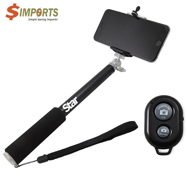 Selfie Stick + Bluetooth remote