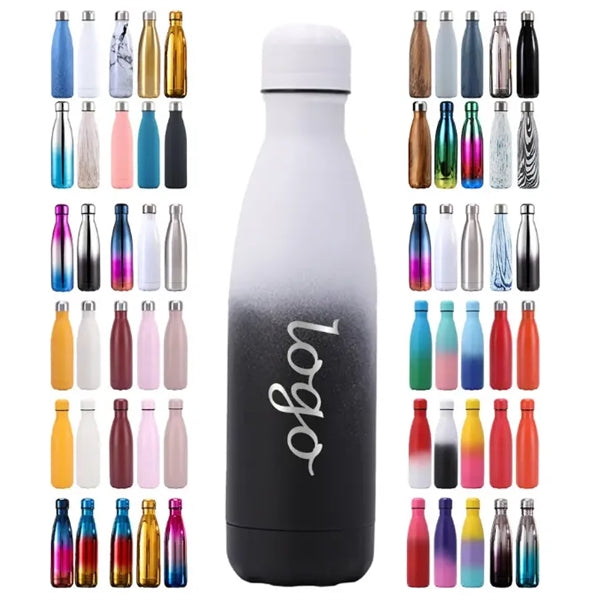 17 oz Insulated Cola Shaped Water Bottle