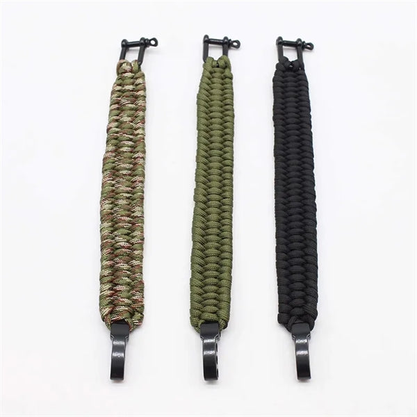 Zinc Alloy Emergency Paracord Bracelets
