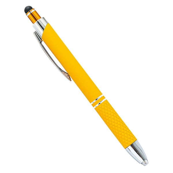 Multicolored LED Ballpoint Pen with Stylus