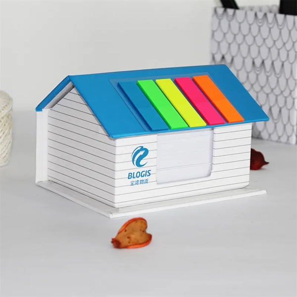 Creative House Shape Desktop Sticky Note Set Memo Pad