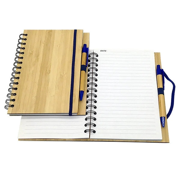 Bamboo Board Spiral Notebook